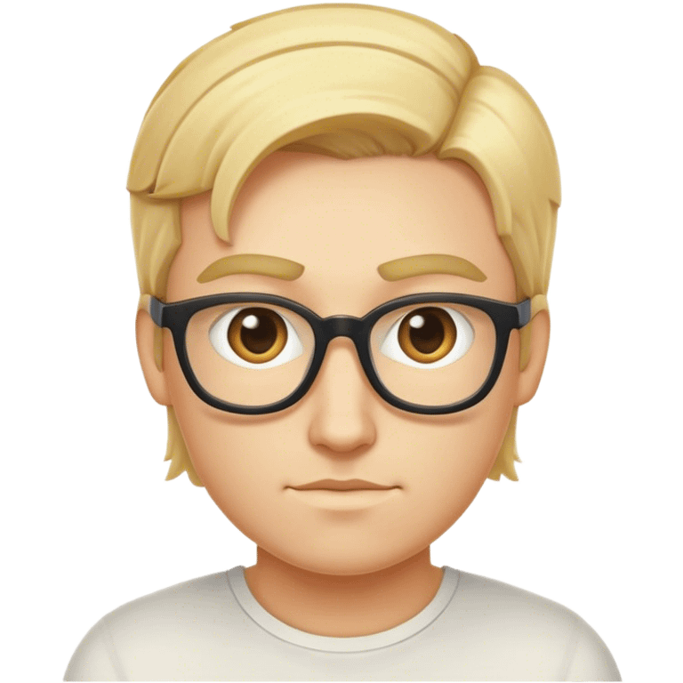 A Greek geek blond developer  emoji