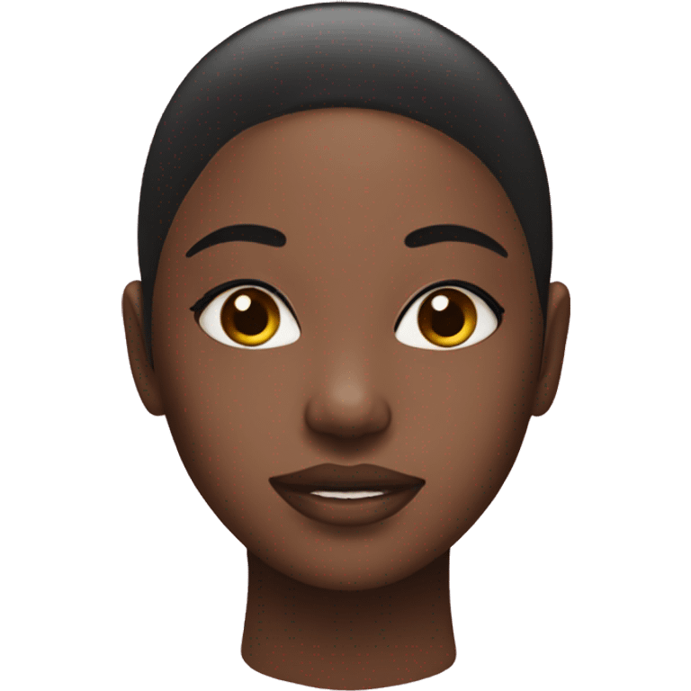 Girl with skincare mask emoji