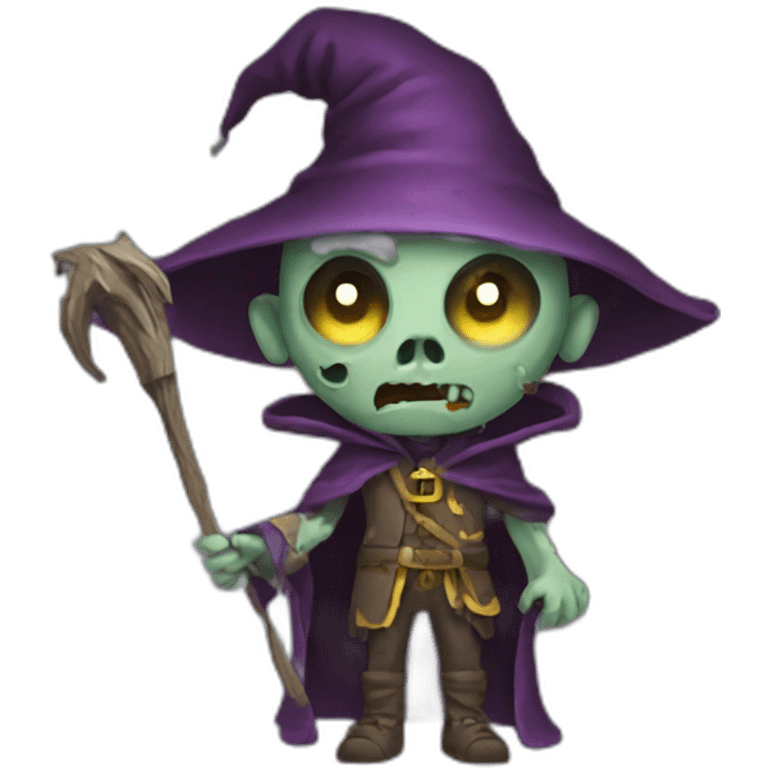 Zombie wizard emoji