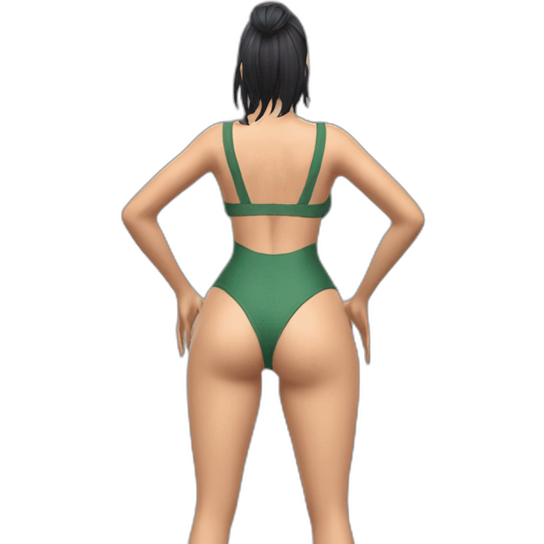 nico robin full body pawg tiny swimsuit bottom back focus emoji