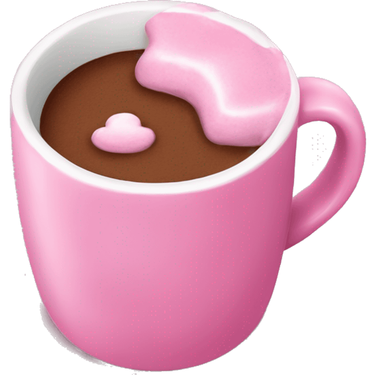 pink hot chocolate mug emoji