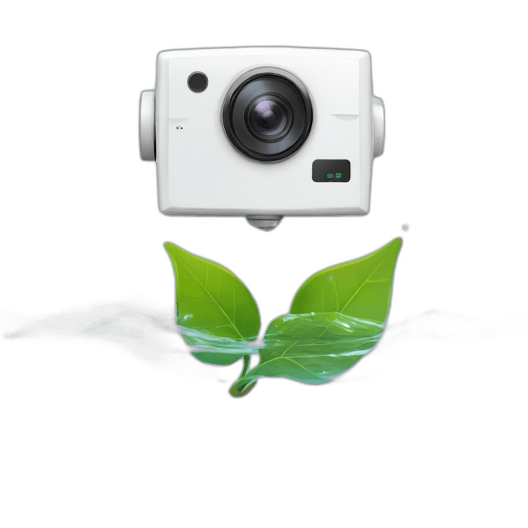 security-ptz-camera-and-small-leaf-floating-on-water-block emoji