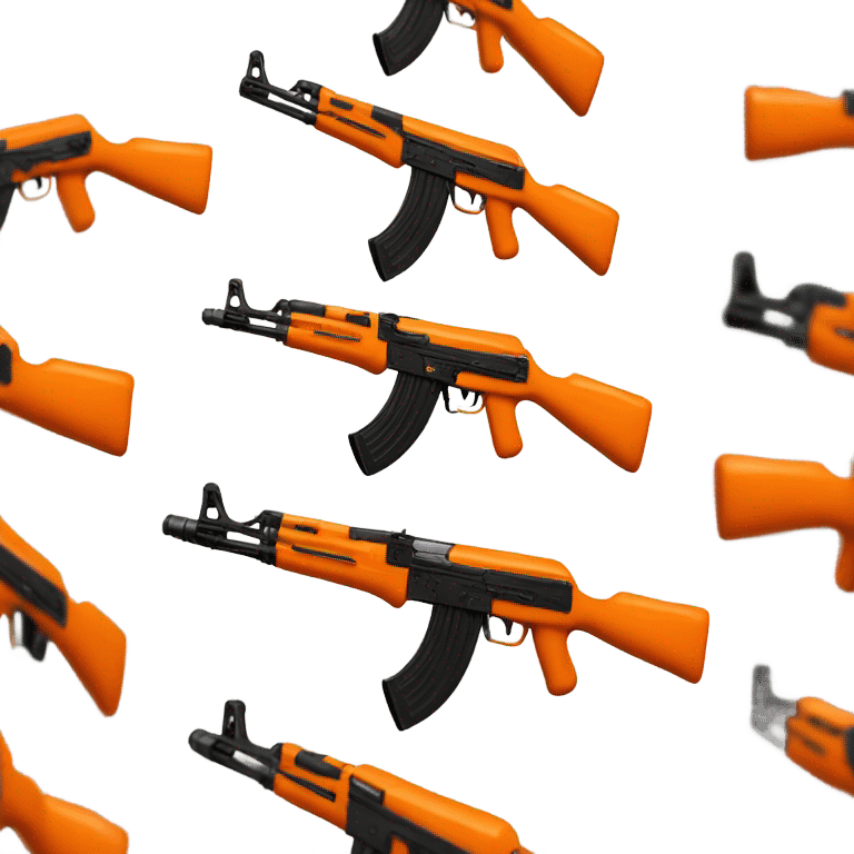 orange ak47 emoji