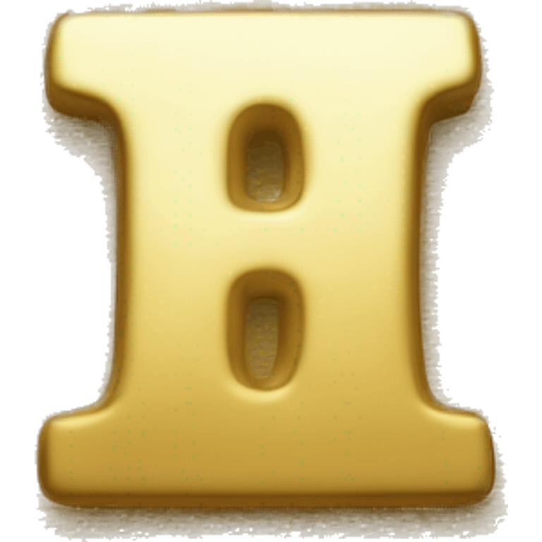 small letter i in gold coin emoji