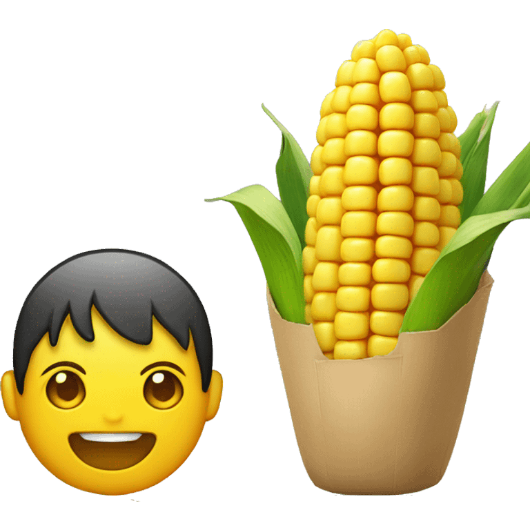 Hong Kong and corn emoji