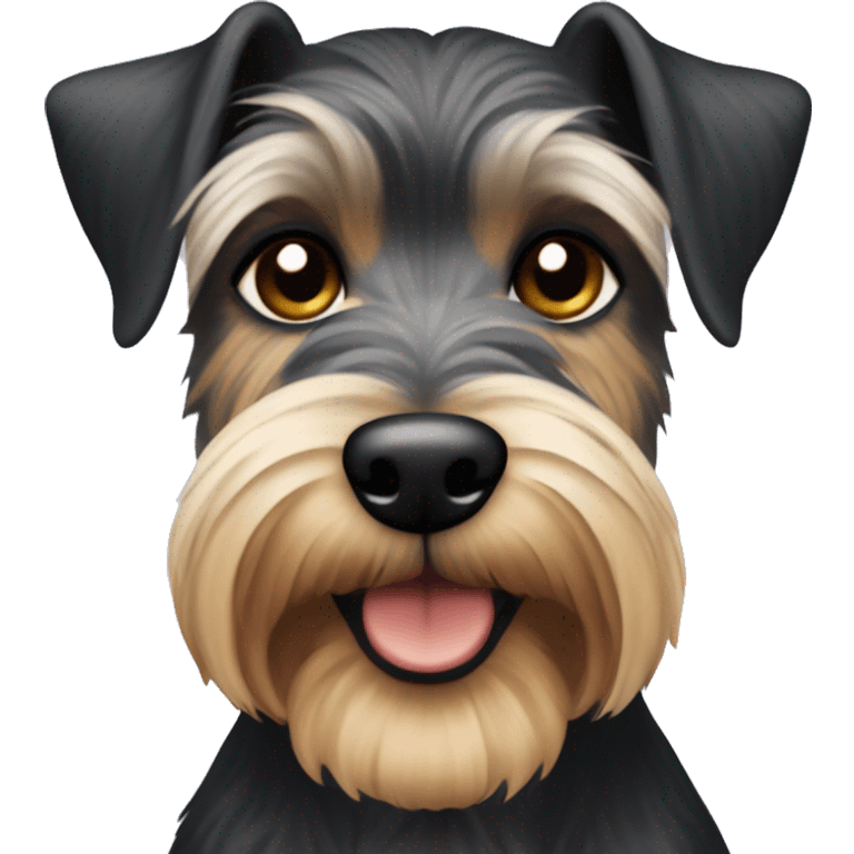 Yorky schnauzer mixed dog emoji