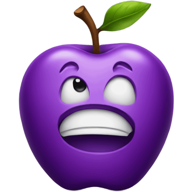 Purple Apple emoji