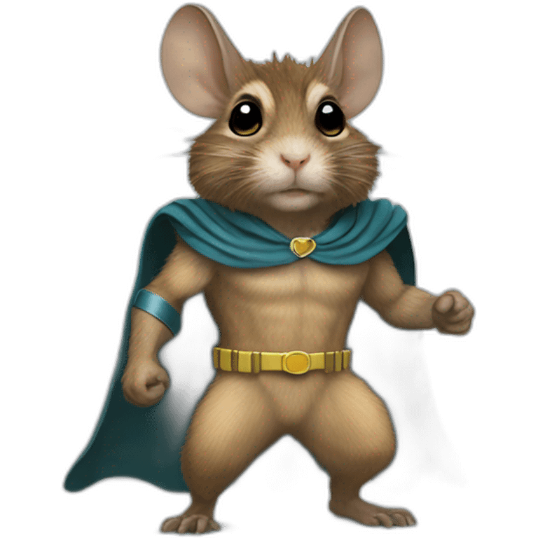 superhero degu emoji