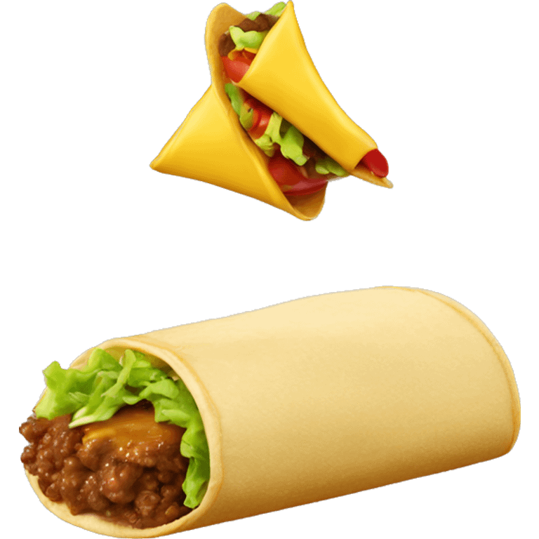 McDonald taco emoji