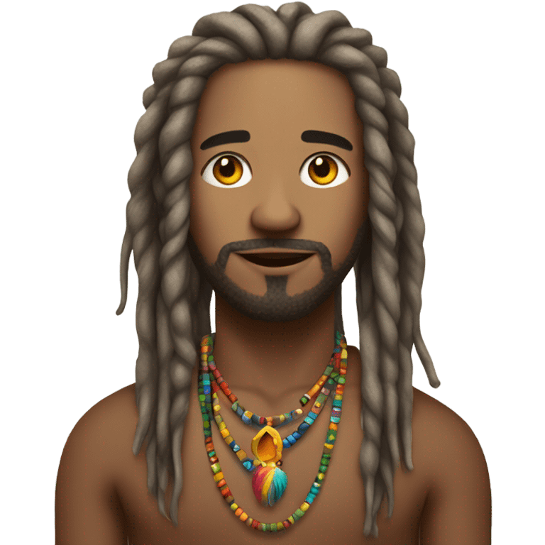 Cute dreadhead man emoji