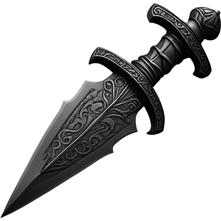 Black dagger emoji