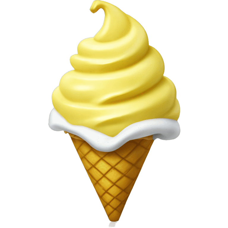 Dole whip ice cream emoji