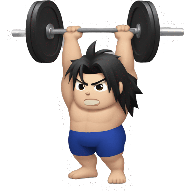 Powerlifter deadlift sasuke emoji