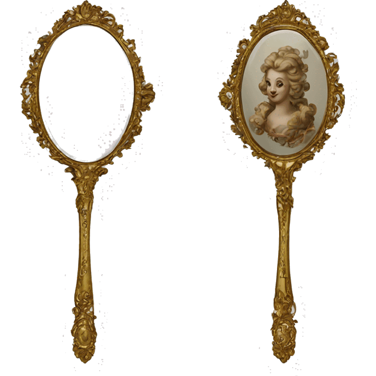 rococo hand mirror emoji