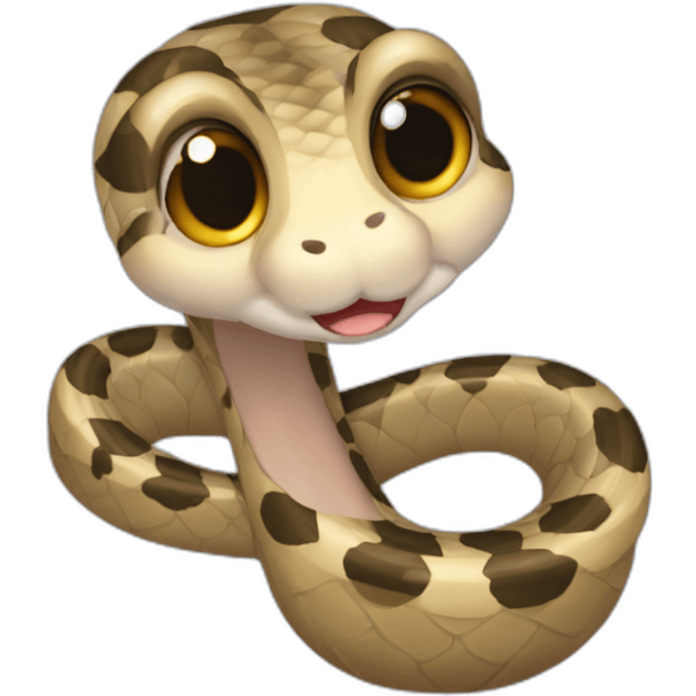 cute rattlesnake emoji