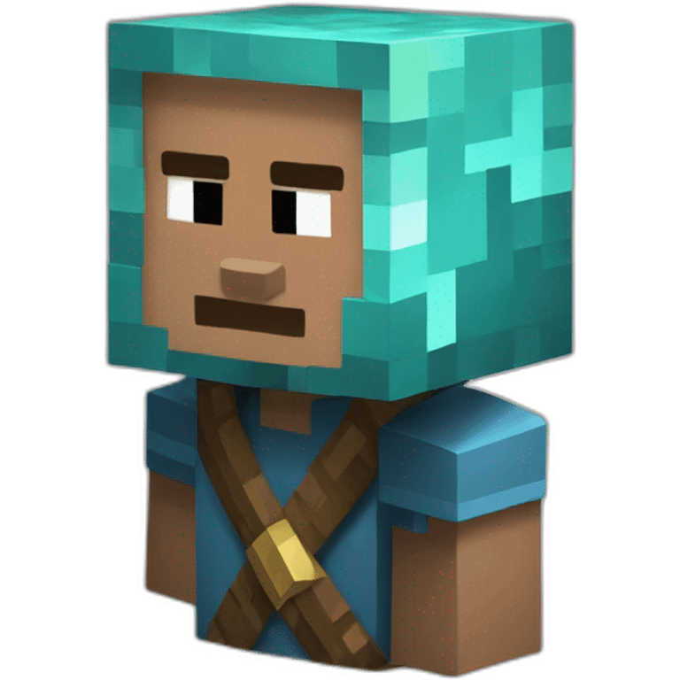 Tête de Steve Minecraft emoji