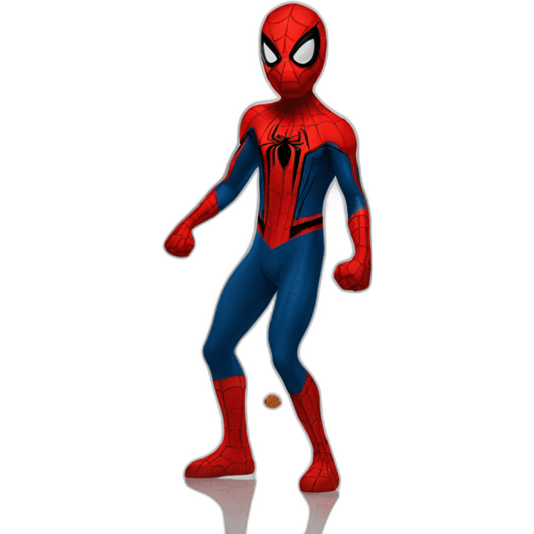 Spider Man qui lance une toile emoji