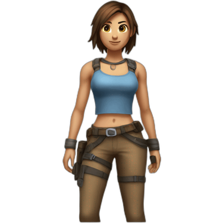 laracroft fullbody emoji