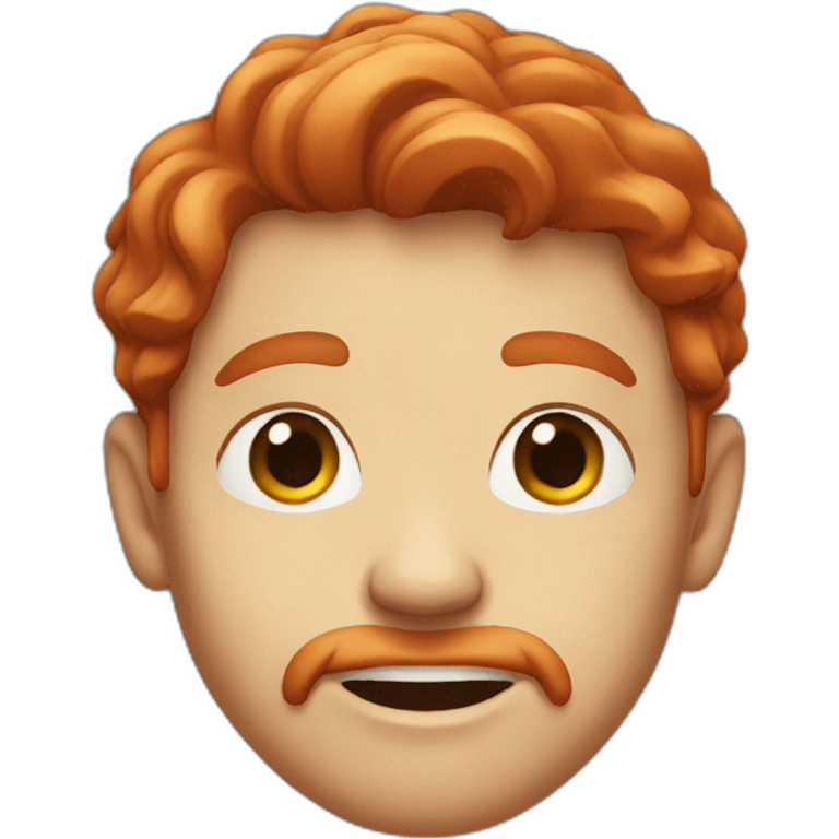 Ugly redhead guy emoji