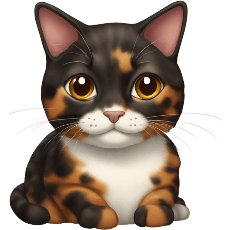 tortoiseshell cat emoji