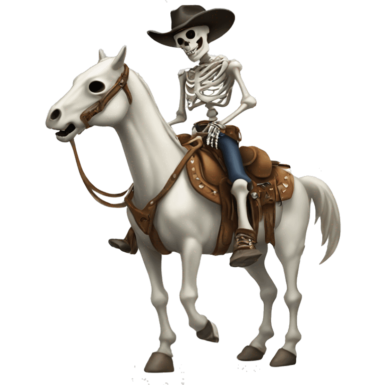 Cowboy skeleton  emoji