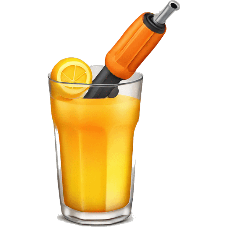 screwdriver drink emoji