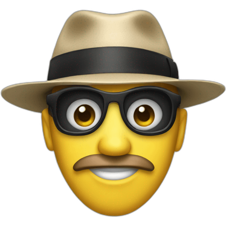 spy in a hat emoji