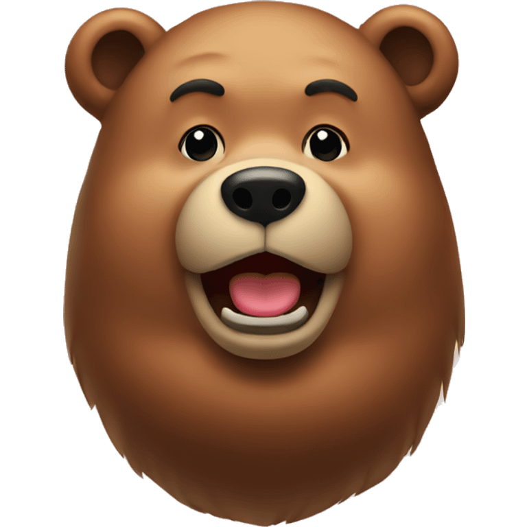 Fat bear emoji