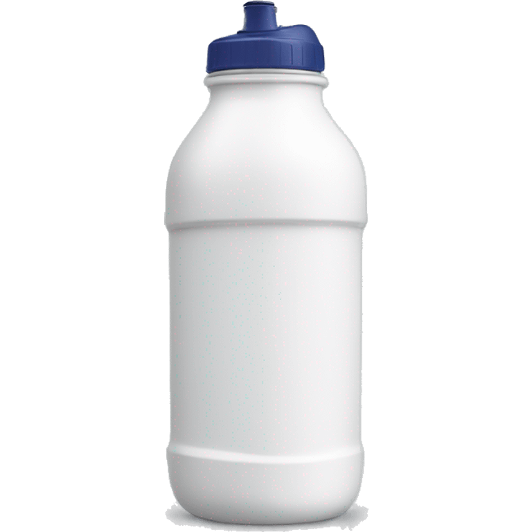 white water bottle with handle and straw emoji