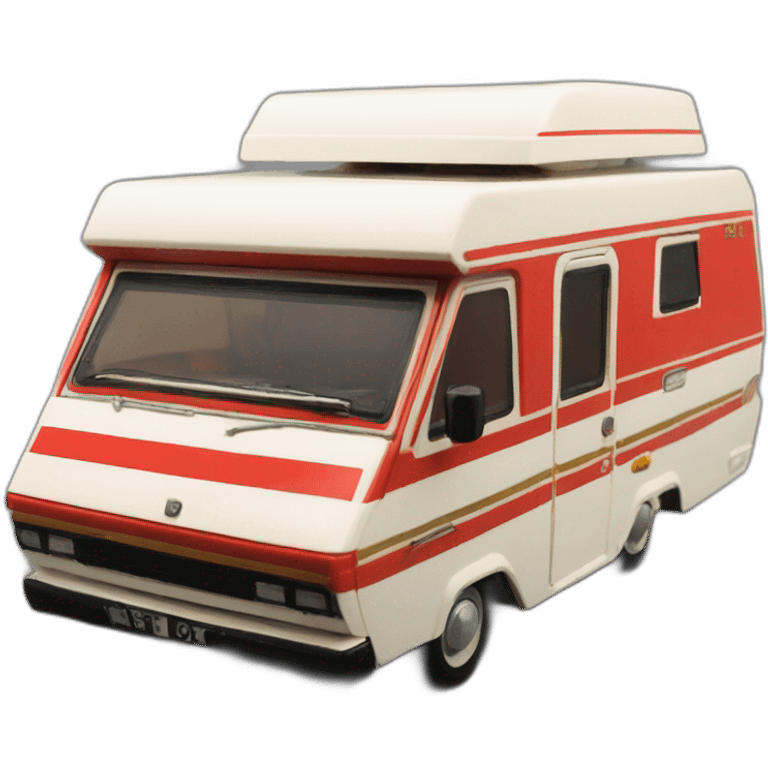 Lord münsterland caravan red Stripe 1985 emoji