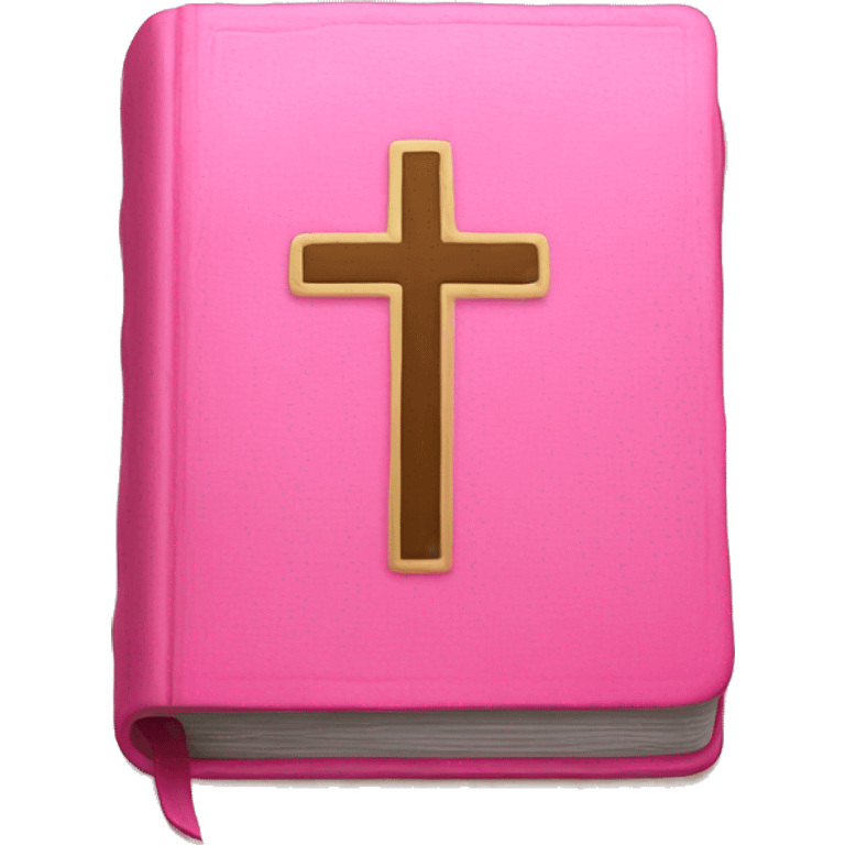 Pink bible  emoji