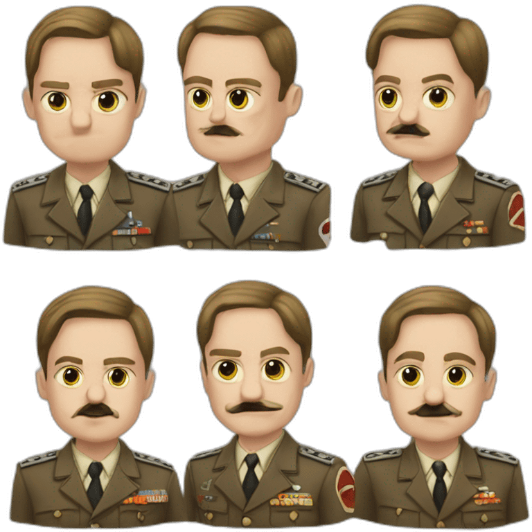 Hitler pounte du doigt le ciel emoji