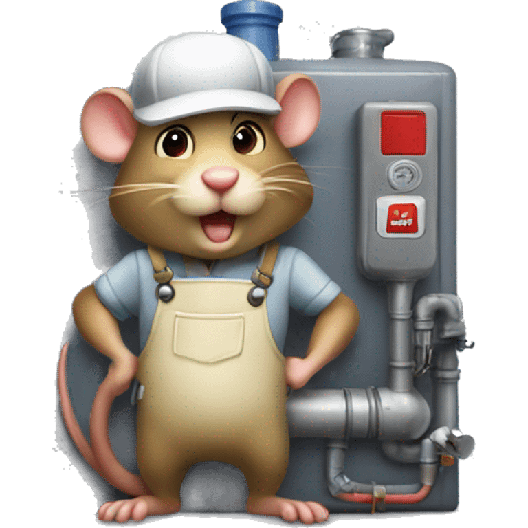 rat plumber furnace emoji