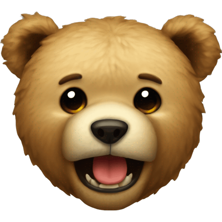 teddybear that has eaten a lot and is full emoji