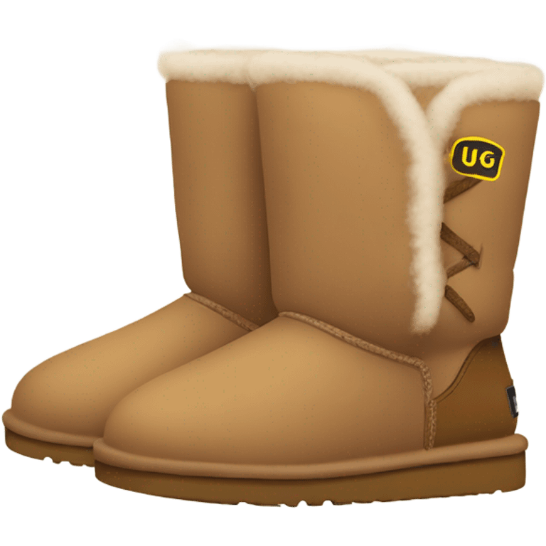 Ugg boots light brown emoji