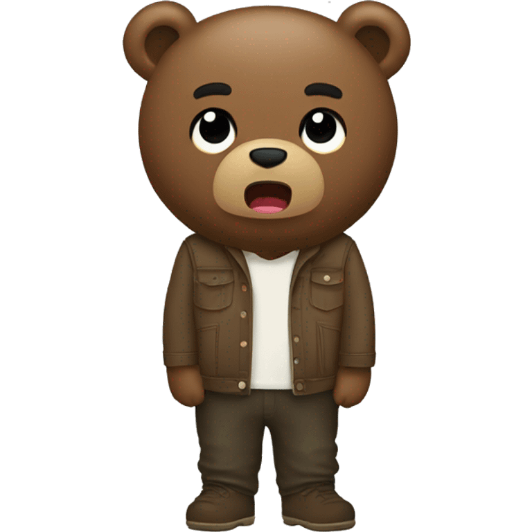 Kanye west bear emoji