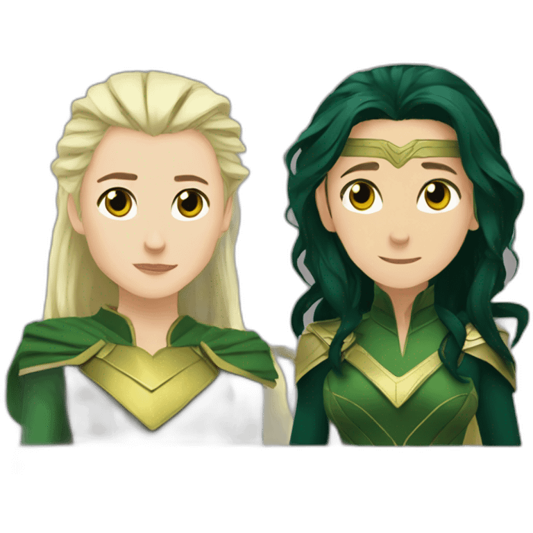 Loki and slyvie emoji