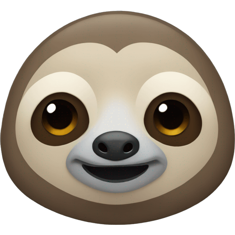 Sloth with a short mustache  emoji