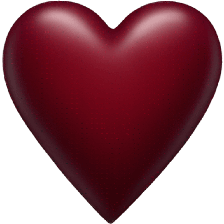 dark red heart emoji