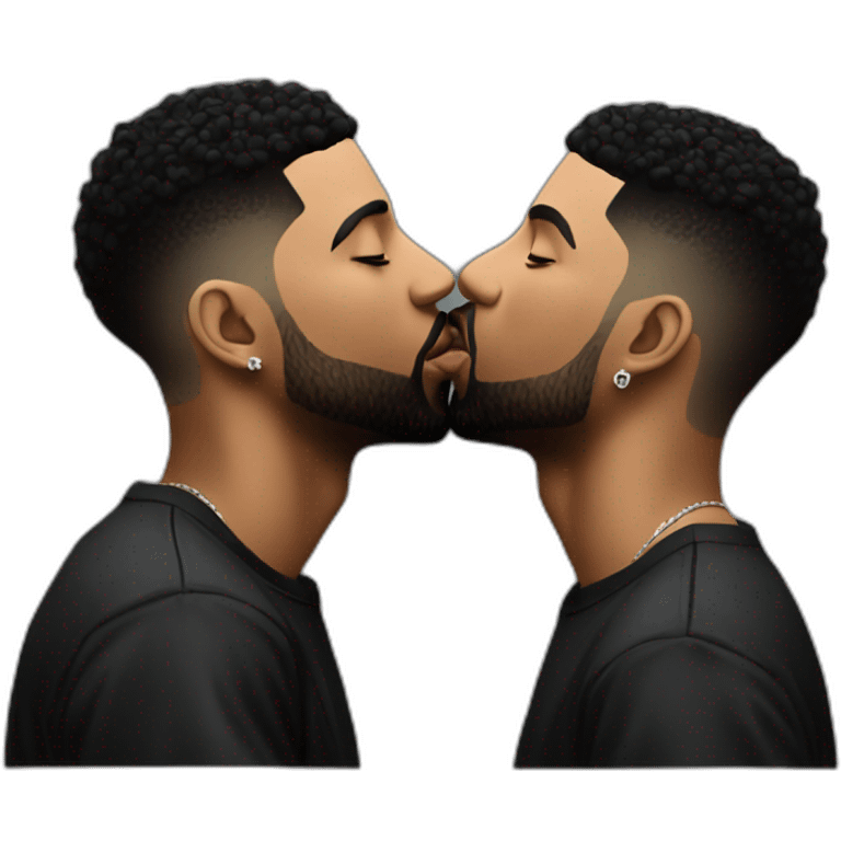 drake kissing 21 savage emoji