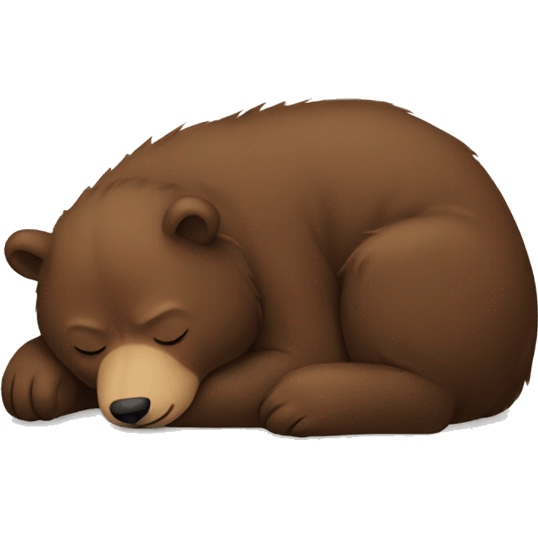 sleeping bear emoji