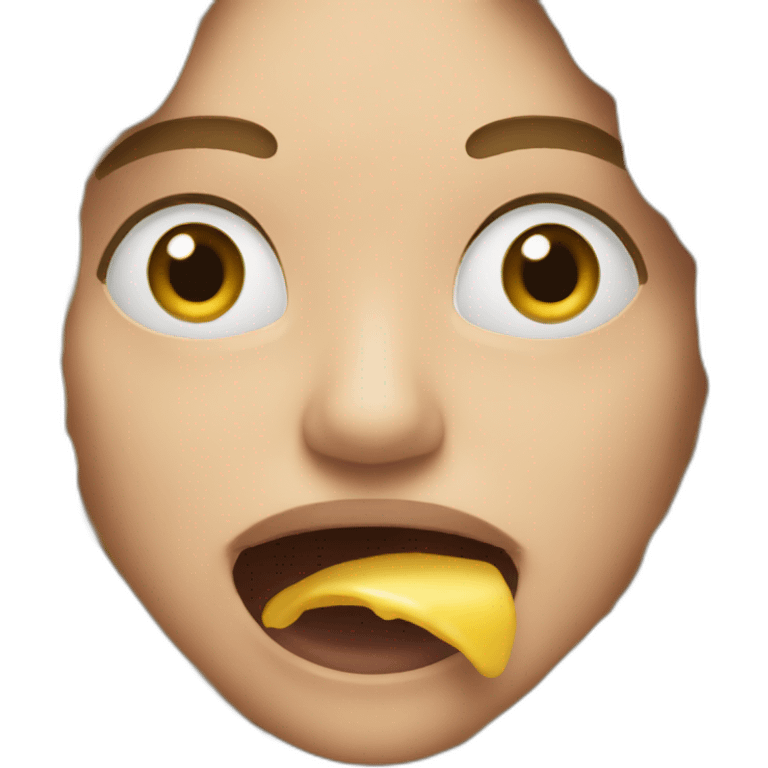 Hungry-to-you emoji