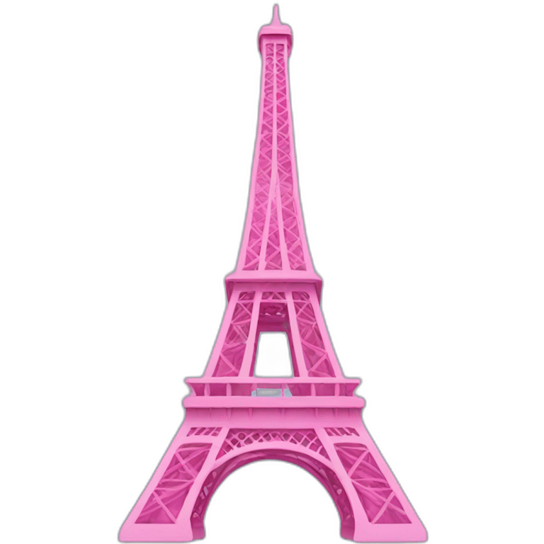 pink Eiffel tower emoji