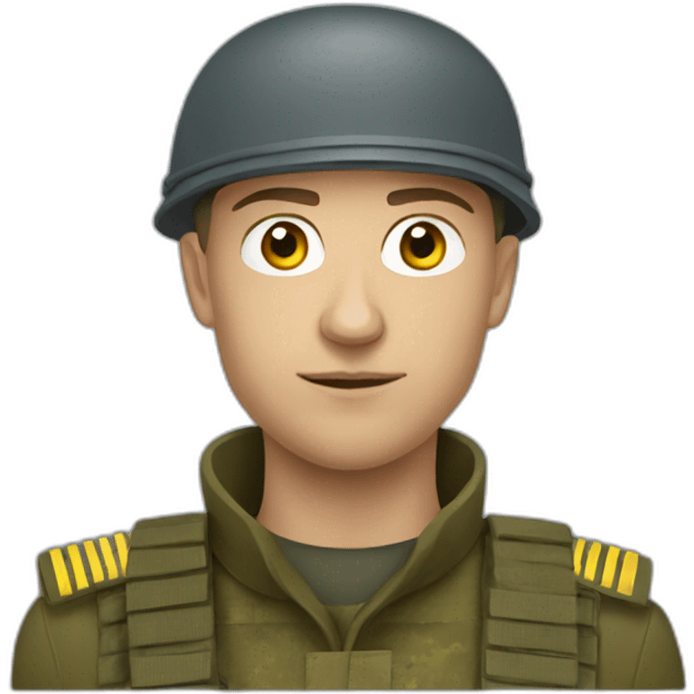 Ukrainian soldier emoji