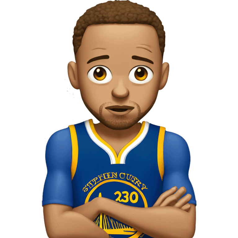 stephen curry pouting with long fingernails emoji