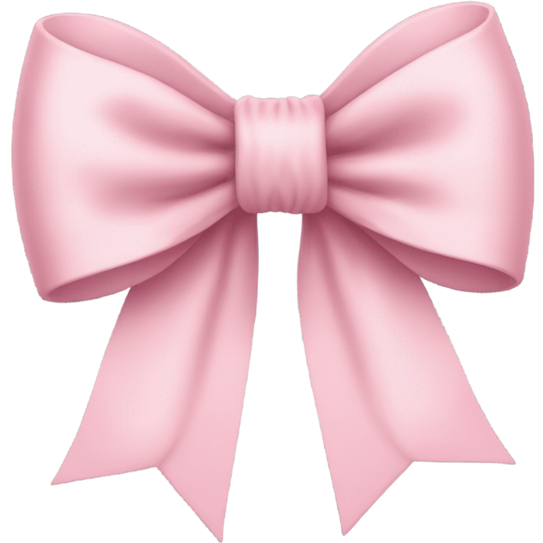 light pink bow emoji