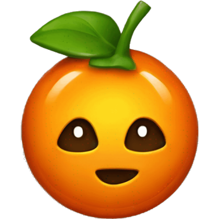 pin emoji with orange colour as the top emoji