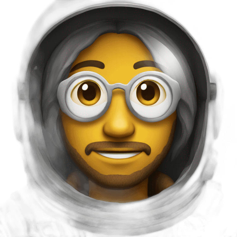 hippie in astronaut suite emoji