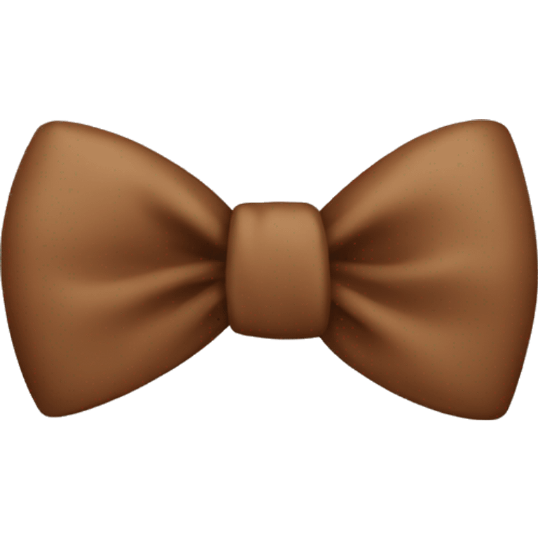 brown bow emoji