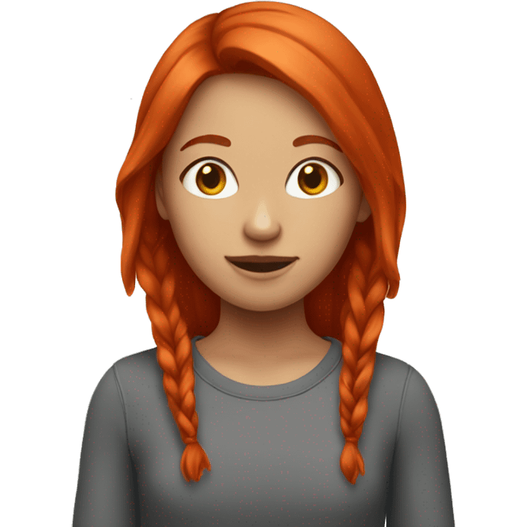 really red hair girl emoji